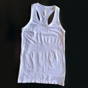 Athleta Speedlight Tank White Size M Breathable Racerback Lightweight